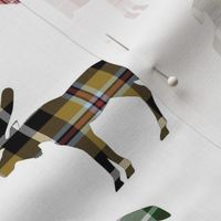 Plaid Moose I // Large