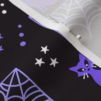 Halloween purple cats