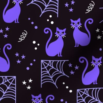 Halloween purple cats