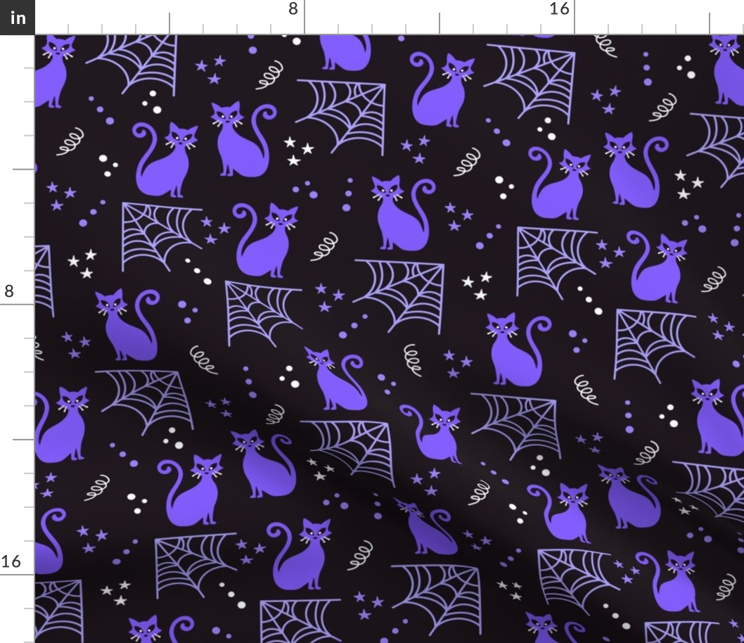 Halloween purple cats