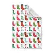 Charming Painted Christmas Stockings 