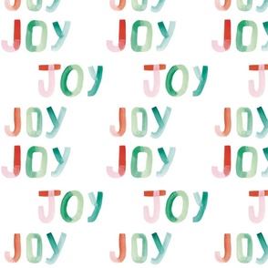 Hand Painted Joy Lettering
