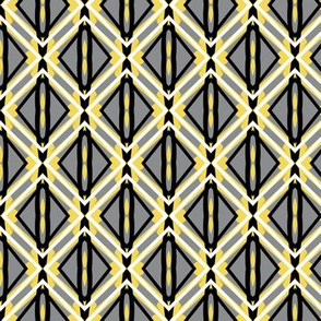 Quilting in Yellow Gray Pantone 2021 with Black and White No 3