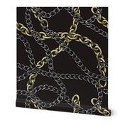 80s Baroque Chain Print