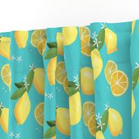 lemon love on aqua