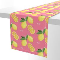 lemon love on pink