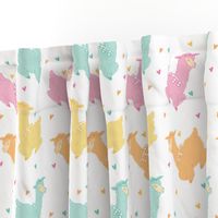 Large Scale Pastel Alpacas