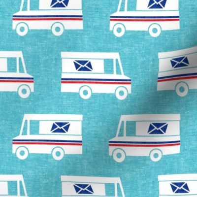 Mail Trucks - blue - LAD19