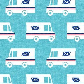 Mail Trucks - blue - LAD19
