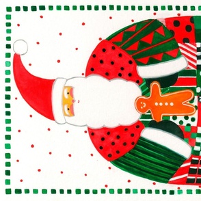 Patchwork  Santa Big Size