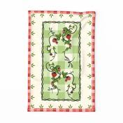 Strawberry Patch Tea Towel