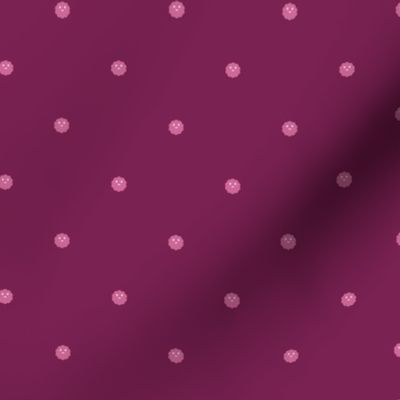 Teeny Monster Polka Dots - Girly - Dark