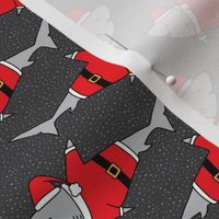 Santa Jaws on Dark Grey - small scale