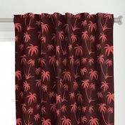 Palm Tree - Pink and Brown