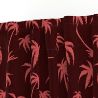 Palm Tree - Pink and Brown