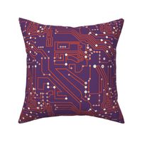 Future microchip | purple
