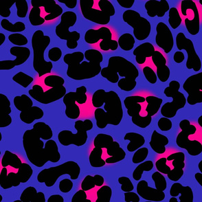 Neon purple leopard 