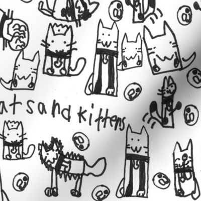  10 Cats and Kittens Multiplied by Kaitlyn