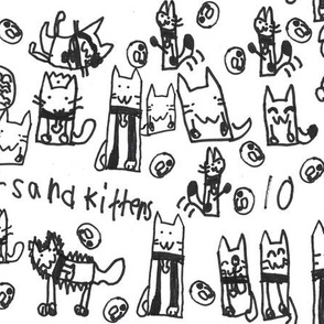  10 Cats and Kittens Multiplied by Kaitlyn