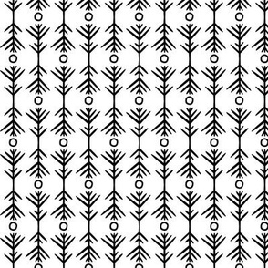 small - pattern study one on white