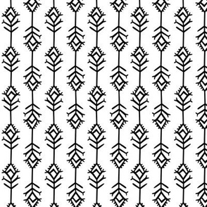 small - pattern study two on white