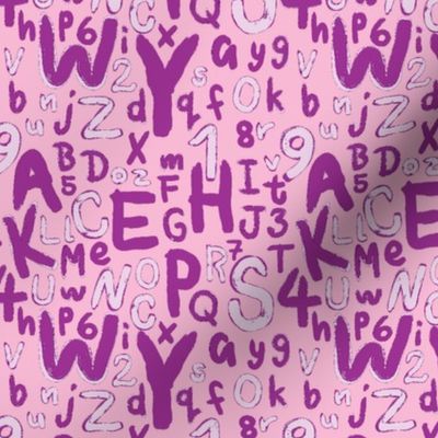 ABC Alphabet Pink