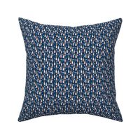 TINY - rosé all day wine fabric brunch navy