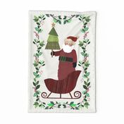 TeaTowel  - Folk Art Christmas