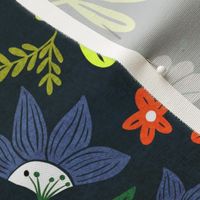 Night Garden Tea Towel