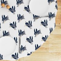 Shibori Rabbit white small