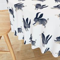 Shibori Rabbit white small