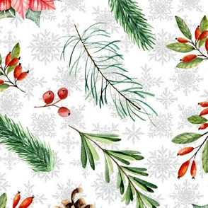 Christmas white pattern