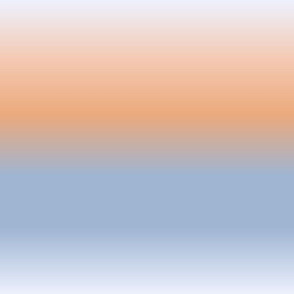 Peach + Blue Ombre Stripe