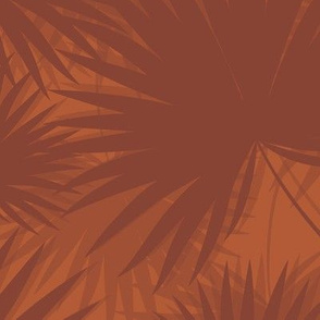 Sabal Palm Toss in Rust