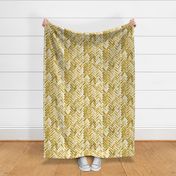 mustard watercolor herringbone