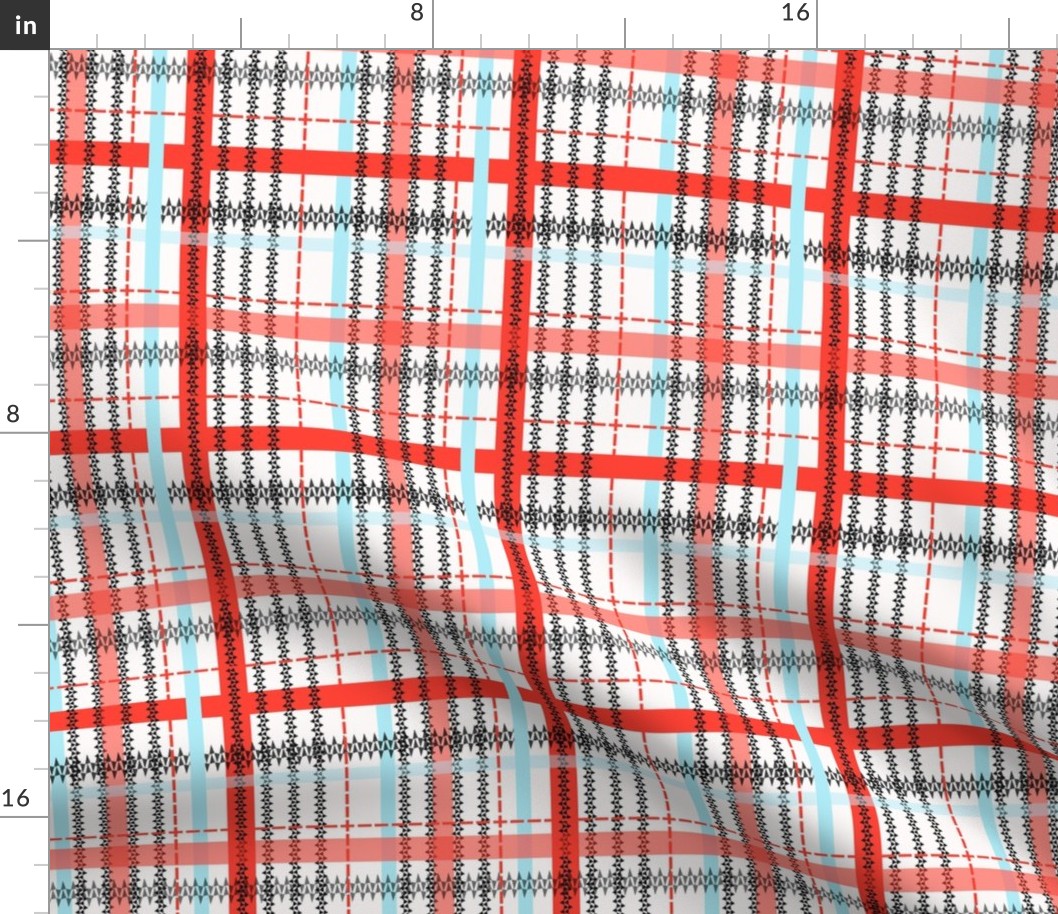 mid-century modern plaid-small