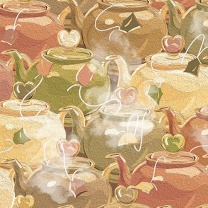 Tea Love | Large | Muted Earthy Colors