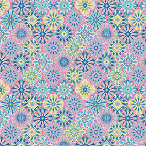 mandala flower pink