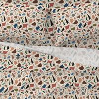 Abstract Italian Terrazzo Chic #1 stone, medium