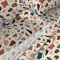 Abstract Italian Terrazzo Chic #1 stone, medium