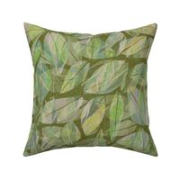 Tropical Abstract Leaves Laulau 300