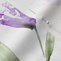 Lilac magic flowers • watercolor florals