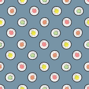 sushi polka dots by rysunki_malunki