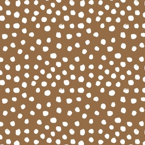 painted dots - nursery dots - sfx1044 chipmunk - dots fabric, painted dots, dots wallpaper, painted dots wallpaper - baby, nursery