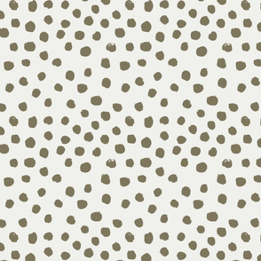 painted dots - nursery dots - sfx0620 aloe - dots fabric, painted dots, dots wallpaper, painted dots wallpaper - baby, nursery