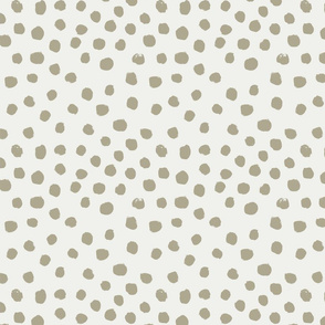 painted dots - nursery dots - sfx0513 eucalyptus - dots fabric, painted dots, dots wallpaper, painted dots wallpaper - baby, nursery