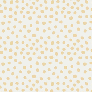 painted dots - nursery dots - sfx0916 chamomile - dots fabric, painted dots, dots wallpaper, painted dots wallpaper - baby, nursery
