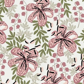 stargazer lily fabric - sfx0110, sfx1718, sfx0525- home decor fabric, lily wallpaper, interior florals - lily fabric, lily wallpaper