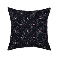 Geometric Sunflower Seeds - Black&Pink