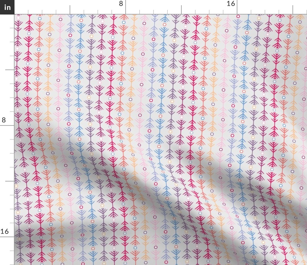 small - pattern study one in pastels